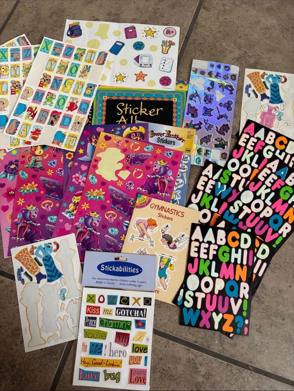 Vintage Sticker Collection